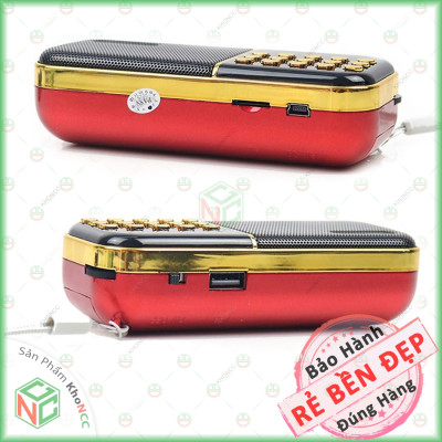 (Chữa Lành) Loa Máy Nghe Pháp KhoNCC Hàng Chính Hãng - Âm Nhạc Trong Tầm Tay - Kinh Phật, Thánh Ca, Bài Giảng, Có Thể Dùng Thẻ Nhớ, USB, Đài FM - KLM-LPCR25A