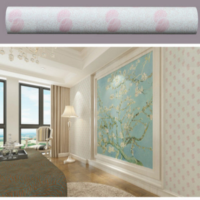 5m giấy decal cuộn tròn hồngDT42(45x500cm)