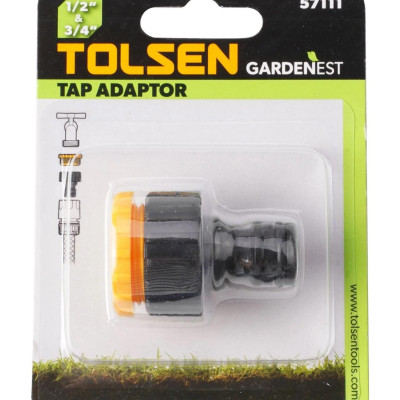 KHỚP NỐI ỐNG NƯỚC (1/2"+ 3/4"), (3/4" + 1") TOLSEN 57111, 57160  - HÀNH CHÍNH HÃNG