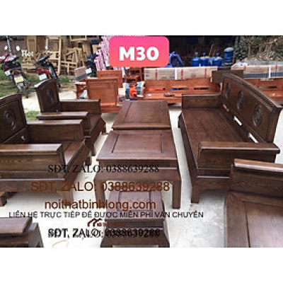 Bộ bàn ghế Hoàng Cung gỗ sồi