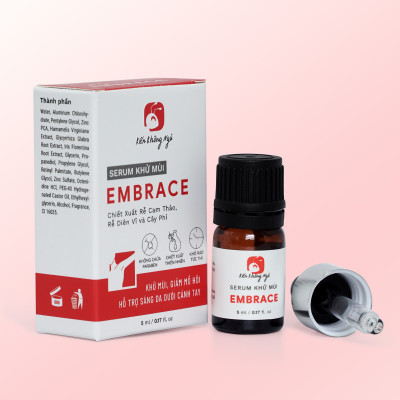 Serum khử mùi Embrace ngăn mùi hôi nách hôi chân hỗ trợ giảm mồ hôi và làm sáng vùng da dưới cánh tay