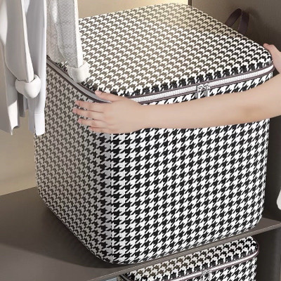 Túi Đựng Đồ Caro Trắng Đen – Đa Năng , Xếp Gọn, Tiện Dụng Cho Mọi Gia Đình