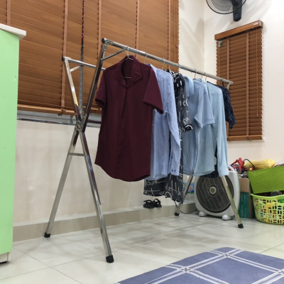 Giá phơi quần áo gấp gọn NiNDA ND-215