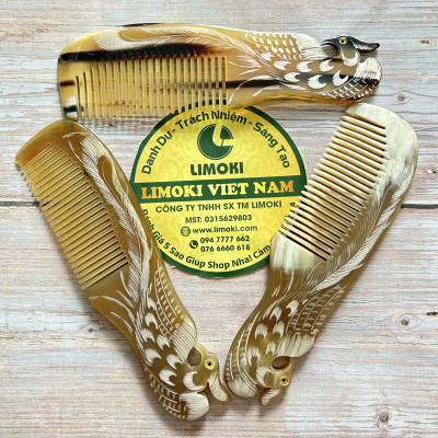 Lượt Chải Tóc Con Chim Bằng Sừng Trắng