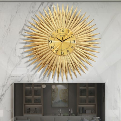 Đồng Hồ Trang Trí Treo Tường Cao Cấp A63 máy kim trôi không gây tiếng động decor nghệ thuật cho phòng khách