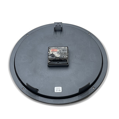 Đồng hồ treo tường Nhật Bản Rhythm CMG434NR02 Kt 28.0 x 4.3cm, 580g Vỏ nhựa. Dùng Pin.