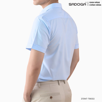Áo Sơ Mi Nam Sadoga Chất Liệu Cao Cấp Ngắn Tay,Chất liệu thoáng mát, nhanh khô T9003