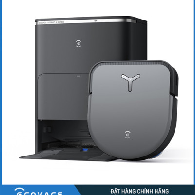 [GIÁ TẠI KHO] - Robot Hút Bụi Lau Nhà Ecovacs Deebot X5 Pro Omni 2025 Màu trắng - Hàng chính hãng Ecovacs 