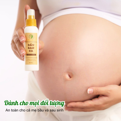 Bộ tắm thảo mộc và chống rạn Wonmom ( 1 Dầu chống rạn + 1 Sữa tắm cho mẹ )