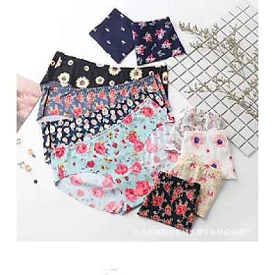 Combo 10 Quần Lót Đúc Hoa Điều Hòa Mát Lạnh Thong Thoáng HM11 