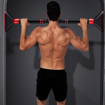 Xà Đơn Chống Xoay Gắn Cửa Treo Tường, Xà Đơn Gắn Tường 2025 Kích Thước 73-125cm Đa Năng Tập Cơ Bụng Bằng Thép Phun Sơn Chống Gỉ Có Thước Nivo Cân Bằng