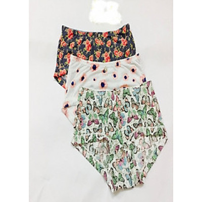 Combo 5 quần lót nữ thun lạnh điều hòa họa tiết 4 mùa QLTL09