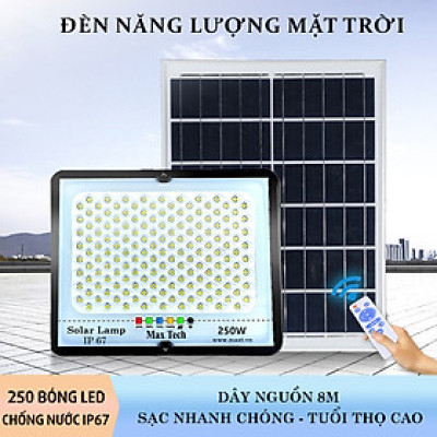 Đèn năng lượng mặt trời  MAXTECH bóng to 150w, 200w, 250w, 300w - Công suất lớn, Siêu bền- D1370