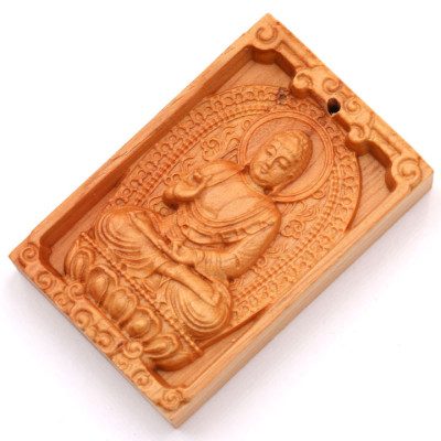 Mặt gỗ hoàng đàn - phật bản mệnh A Di Đà - tuổi Tuất và tuổi Hợi