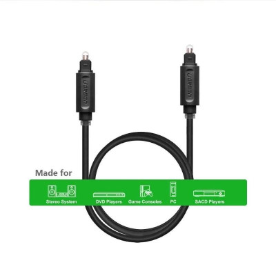 Ugreen UG20590AV122TK 3M Đen Dây cáp quang âm thanh 2 đầu dương - HÀNG CHÍNH HÃNG