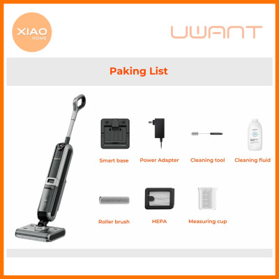 Máy Hút Bụi Lau Sàn Khô Ướt thông Minh Không Dây UWANT X100 - Hàng Chính Hãng