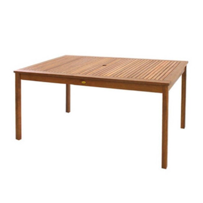 Bộ Bàn Java 6 Ghế Xếp Paradiso IBIE NS3017A (80 x 120 x 72 cm) - Nâu