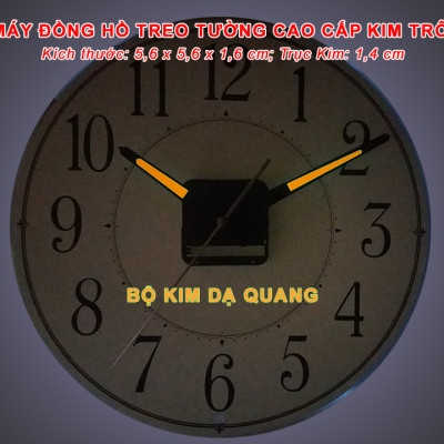 Máy Đồng Hồ Eastar Kim Trôi Độ Chính Xác Cao – Bộ Kim Đao thân Kim màu Đen có Dạ Quang màu Cam – Kèm theo Pin Maxell.