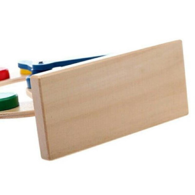 Đồ chơi đồng hồ gỗ để bàn khuyết giữa