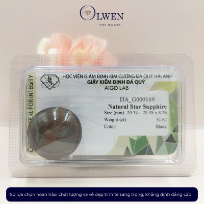 Viên đá Sapphire thiên nhiên HA-G000169