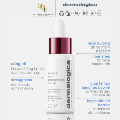 Serum tái tạo hàng rào bảo vệ, tăng cường khả năng phục hồi của da DYNAMIC SKIN STRENGTHENING SERUM của Dermalogica
