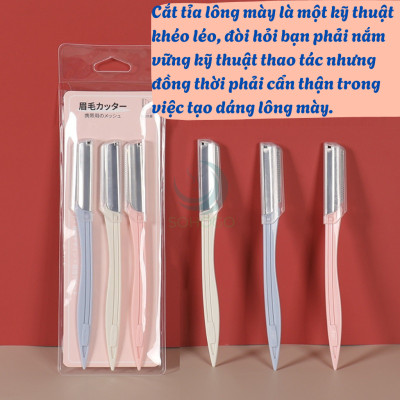 BỘ 3 DAO CẠO LÔNG MÀY MINI – SIÊU GỌN & AN TOÀN DAO CẠO CHÂN MÀY 3 CÂY – NHỎ GỌN, SẮC BÉN, DỄ DÙNG DAO CẠO MÀY SIÊU NHỎ – AN TOÀN CHO DA NHẠY CẢM BỘ DAO CẠO LÔNG MÀY CÓ NẮP – TIỆN DỤNG & NHẸ NHÀNG