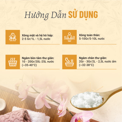 Muối Xông Thảo Dược GIải Cảm & Làm Đẹp Heebee