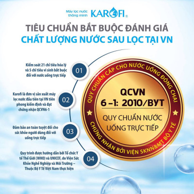 Máy Lọc Nước RO Để Gầm, Không Tủ KAROFI KT-KT80 (8 Cấp Lọc) - Hàng Chính Hãng