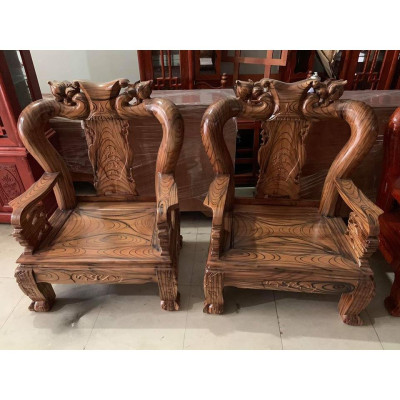 Bộ bàn ghế phòng khách gỗ tràm cột 10 đồ gỗ BÌNH LONG