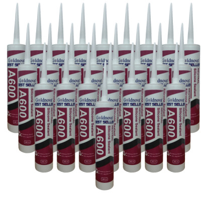 Keo Silicone A600-5 Hộp; Hộp=25 Lon/300ml; Đủ 