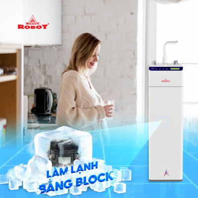 MÁY LỌC NƯỚC NÓNG THÔNG MINH LẠNH ROBOT UltraQC-6U - Hàng Chính Hãng