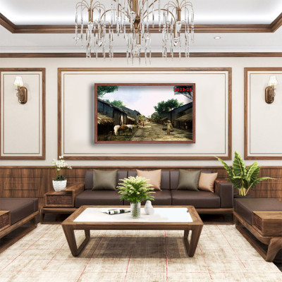 D803 01 Tranh kính Phố cổ Hà Nội ( được chọn mẫu)
