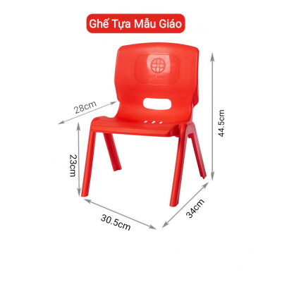 GHẾ TỰA MẪU GIÁO CAO CẤP - GHẾ TỰA CHẮC CHẮN - AN TOÀN - TIỆN LỢI 