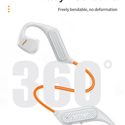 Tai nghe Wiwu Q1 Air Conduction Wireless Headset dành cho các thiết bị có bluetooth, pin tuổi thọ cao, chống nước và nhẹ - Hàng chính hãng