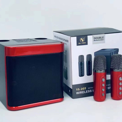 Loa Karaoke Bluetooth SU-YOSO YS-203 Kèm 2 Micro Không Dây ( Hàng Chính Hãng )