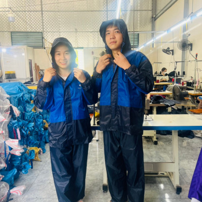 Áo Mưa Bộ 2 Lớp Chống Thấm Nước Cao Cấp - Chất Liệu Vải Dù 62A (1/12)