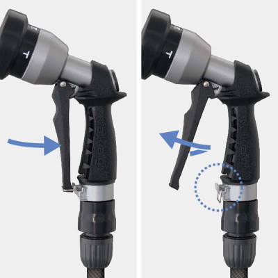 Bộ vòi tưới cây thu rút bằng kim loại 20m Takagi RFC320GY