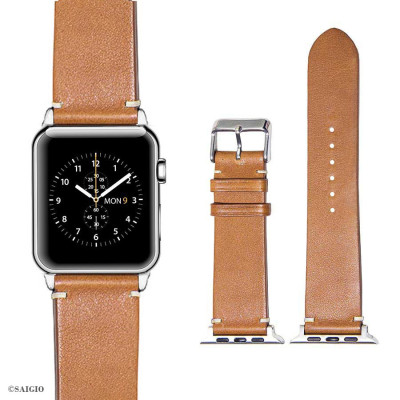 Dây Đeo Apple Watch 49mm 45mm 44mm 42mm, Chất Liệu Da Bò Cao Cấp, Phong Cách Vintage Hoài Cổ, Tương Thích Các Phiên Bản Series Ultra2/Ultra/SE2/SE/10/9/8/7/6/5/4/3/2/1