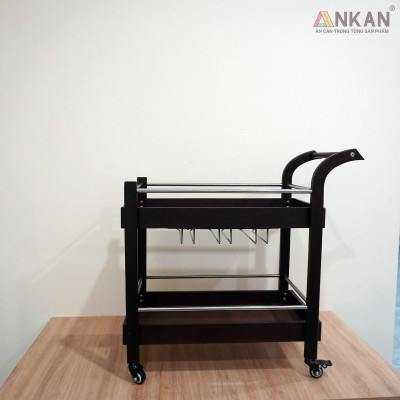 Bánh Xe Đen Đầu Vít Xoay 360 Có Khóa, Hàng Chất Lượng ANKAN, Lắp Xe Đẩy Hàng, Tủ, Bàn Ghế