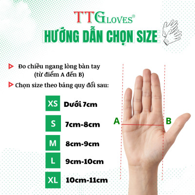 Găng Tay Cao Su Y Tế Size S Không Bột Nitrile TTGLOVES Màu Tím (100 Chiếc)