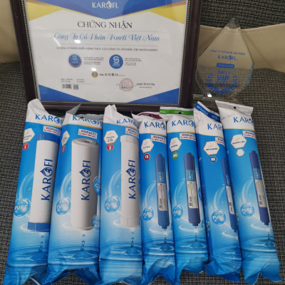 Bộ lõi lọc nước Karofi gồm màng RO và bộ chức năng Karofi dùng cho máy lọc nước Karofi - Hàng chính hãng