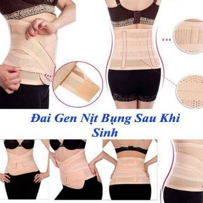 Gen Nịt Bụng Định Hình Eo Thon 2 Lớp Thun Có Lỗ Thoát Khí