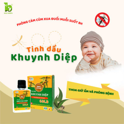 Tinh dầu Khuynh Diệp Bảo Nhiên Cho Trẻ Sơ Sinh