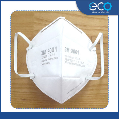 Khẩu trang 3M 9001 lọc 90% bụi mịn và khí thải chuẩn N90
