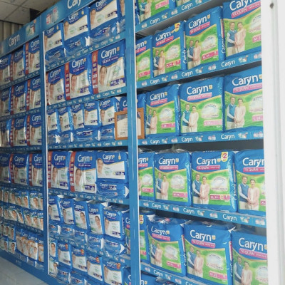 Mẫu mới nhất - Tã dán Caryn XL20 Siêu thấm Đệm thấm xanh bảo vệ vùng xương cụt - Tã dán người già, người lớn tuổi Caryn