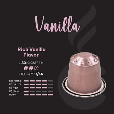 Cà phê viên nén Carraro – Rich Flavor Blend - Nhập khẩu từ Ý - Tương thích máy capsule Nespresso (including Caramel, Hazelnut, Vanilla)