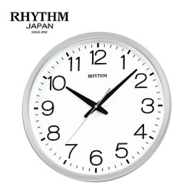 Đồng hồ treo tường Nhật Bản Rhythm CMG494NR03 Kt 36.0 x 4.4cm, 855g Vỏ nhựa. dùng PIN