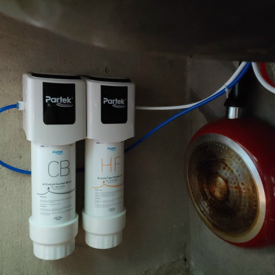 Máy lọc nước uống chính hãng Partek P2265-USF công nghệ màng sợi rỗng và than hoạt tính cao cấp