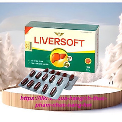 Viên uống Giải độc gan Liversoft Vinh Thịnh Vượng VV, hộp 30v