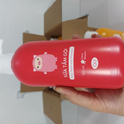 Sữa Tắm Gội AGI 500ml - Hương Hoa Anh Đào